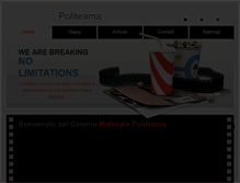 Tablet Screenshot of cineteatropoliteama.com